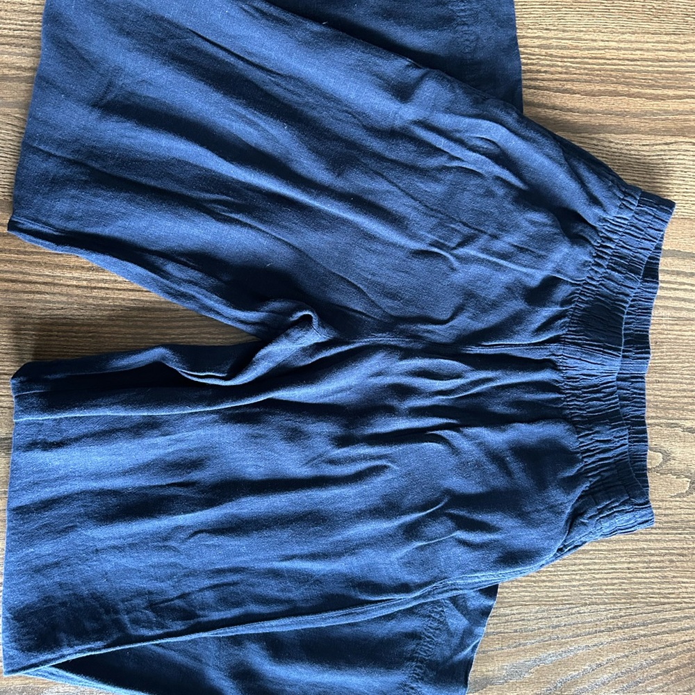 Old Navy Dark Blue Relaxed Fit Pants / High Waisted, wide leg- LONGS